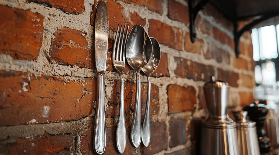 12 serving flatware